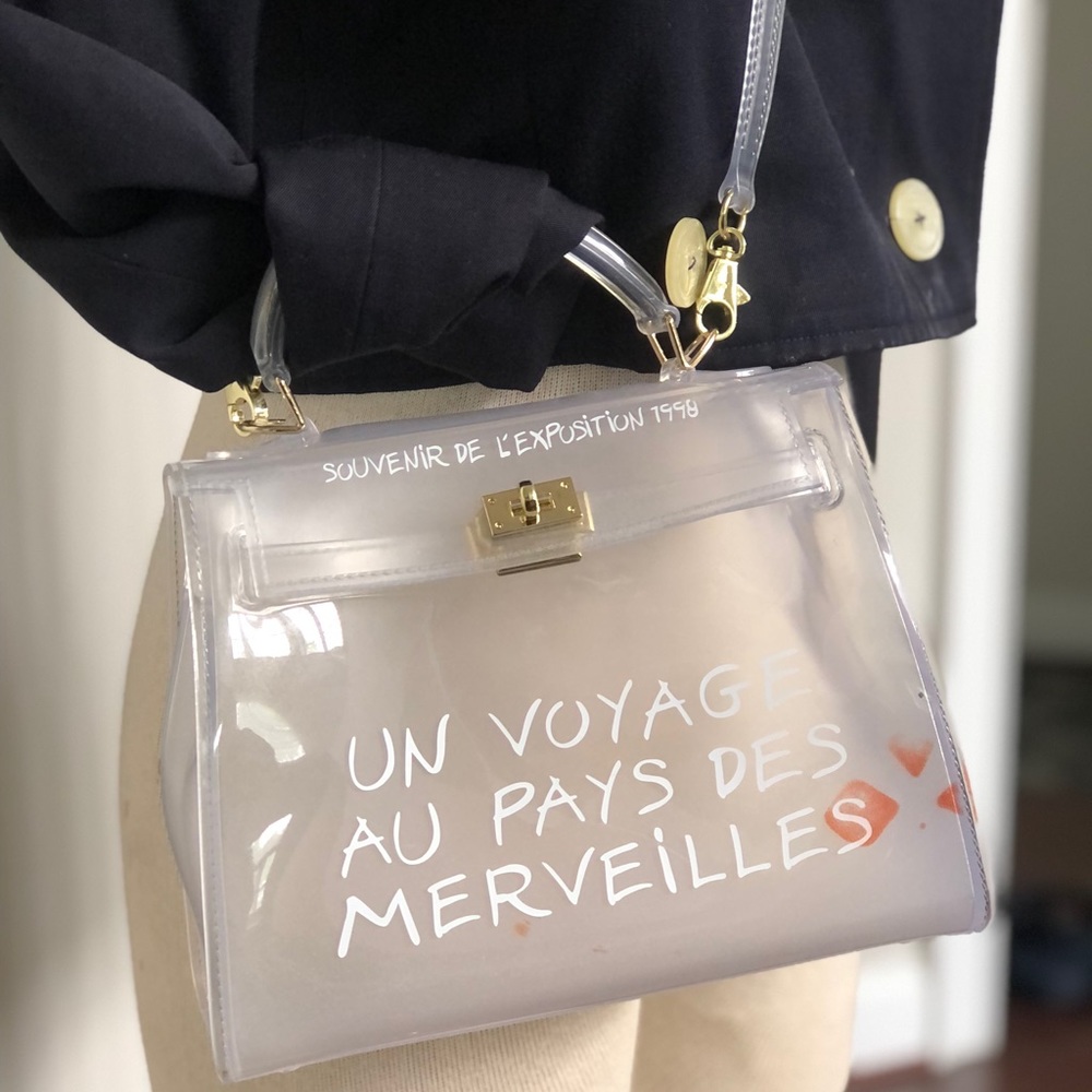 Clear Pvc Crossbody Bag Gem